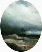 Корабль в бурю. 1891 - Айвазовский