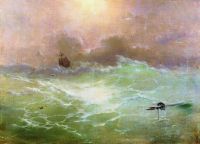 Корабль в бурю. 1896 - Айвазовский
