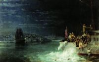 Ночь. Трагедия в Мраморном море. 1897 - Айвазовский