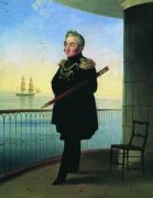 Портрет вице-адмирала М.П. Лазарева. 1839 - Айвазовский