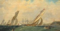 Фрегат на море. 1838 - Айвазовский