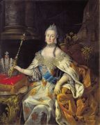 Портрет Екатерины II. 1766. Холст, масло. 155х123 см - Антропов