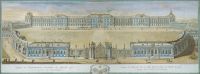 Вид Екатерининского дворца в Царском Селе со стророны парадного двора - Артемьев