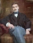 Портрет Вальтера Федоровича Нувеля. 1895  - Бакст