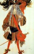 Эскиз костюма Наставника принца к балету П.И.Чайковского Спящая принцесса. 1922 - Бакст