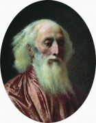 Портрет старика в малиновой одежде. 1881 - Бронников