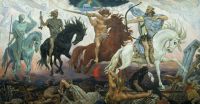 Воины Апокалипсиса. 1887, холст, масло - Васнецов