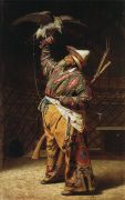 Богатый киргизский охотник с соколом. 1871 - Верещагин