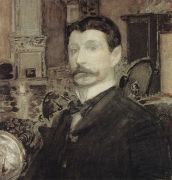 Автопортрет с раковиной. 1905 - Врубель