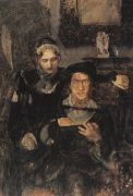 Гамлет и Офелия. 1884 - Врубель