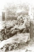 Тамара в гробу2. 1890-1891 - Врубель