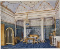 Interiors.of.the.Winter.Palace.The.Bedchamber.of.Empress.Alexandra.Fyodorovna - Гау