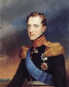 Портрет великого князя Николая Павловича. 1820-е. Холст, масло. 84х67 - Голике