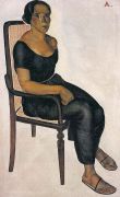 1924 Девушка на стуле. - Дейнека