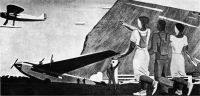 1932 Гражданская авиация. Панно для фабрики кухни. Х., м - Дейнека