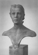 1940 Портрет С.И.Л. Цемент. 83x50x27 Ссх - Дейнека