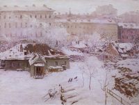Первый снег. 1910  - Дубовской