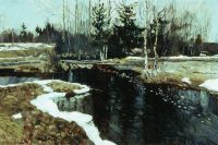 Весенний бурлящий ручей. 1913 - Жуковский