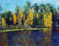 Лесное озеро. 1916 - Жуковский