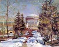 Ранняя весна (Беседка в парке). 1910  - Жуковский