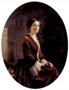 Портрет Е.Х.Абамелек-Лазаревой. 1854  - Зарянко