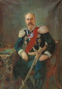 Портрет П.Ф. Унтербергера, нижегородского губернатора. 1900.  - Карелин