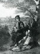 Сцена в лесу. 1874 - Корзухин