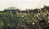 Мальвы в Саратовской губернии. 1889 - Коровин