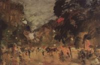 Парижский бульвар. 1902 - Коровин