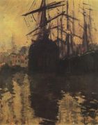 Порт в Марселе2. 1890-е - Коровин