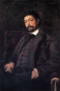 Портрет итальянского певца Анджело Мазини. 1890 - Коровин