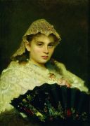 Портрет Ольги Афанасьевны Рафтопуло. 1884 - Крамской