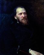 Портрет поэта Якова Петровича Полонского. 1875 - Крамской