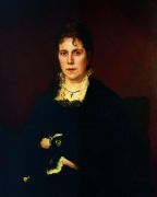 Портрет Софьи Николаевны Крамской, жены художника. 1879 - Крамской