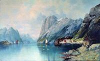 Фьорд в Норвегии. 1899 - Лагорио