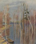 Весна. Большая вода. 1896 - Левитан