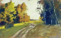 Вечер. Дорога в лесу. 1894 - Левитан
