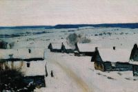 Деревня. Зима. 1877-1878 - Левитан