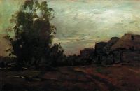 Деревня. Сумерки. 1897 - Левитан
