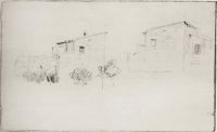 Дома близ Бордигеры. 1890 - Левитан