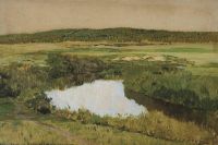 К вечеру. Река Истра. 1885 - Левитан