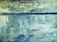Озеро. Вечер. 1898-1899 - Левитан