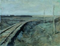 Полотно железной дороги. 1898-1899 - Левитан