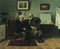 На приеме у врача. 1900 - Маковский
