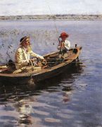 Рыбак. Финляндия. 1899 - Маковский