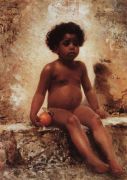 Арабский мальчик с апельсином. 1870-е - Маковский