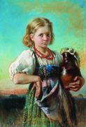 Девочка с кувшином. 1880-е - Маковский