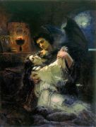 Демон и Тамара. 1889 - Маковский