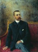 Портрет А.Г.Кузнецова. 1890-е - Маковский