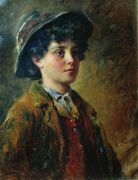 Портрет итальянского мальчика - Маковский